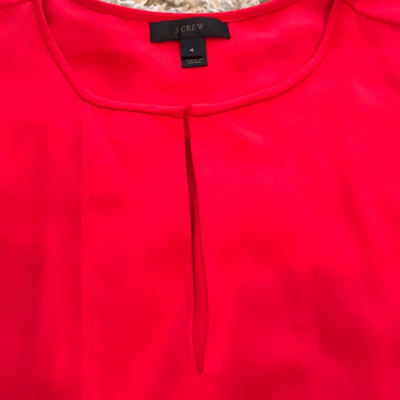 J.crew sleeveless red blouse - Picture 3 of 5